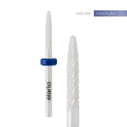 Frez No34 stożek zaokrąglony do spodów ceramiczny 2,3x14mm