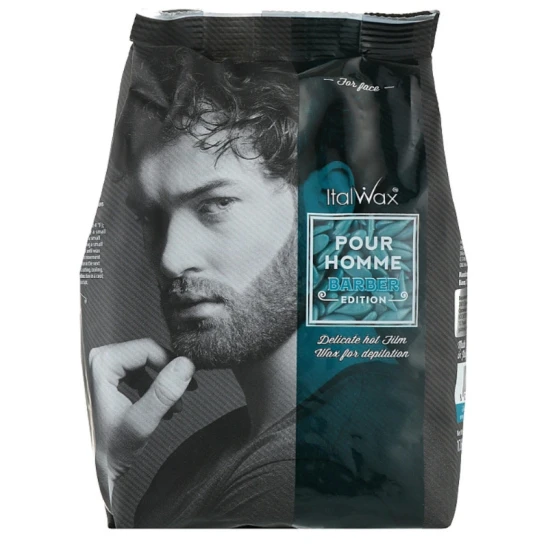 Wosk do depilacji twarzy bezpaskowy Pour Homme Barber Edition 500g