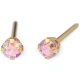 Kolczyk do przekłuwania uszu 7511-1540 Błyszczący Róż o średnicy 3mm