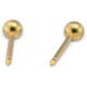 Kolczyk BABY do przekłuwania uszu 7581-03000 Kulka złota o średnicy 3mm