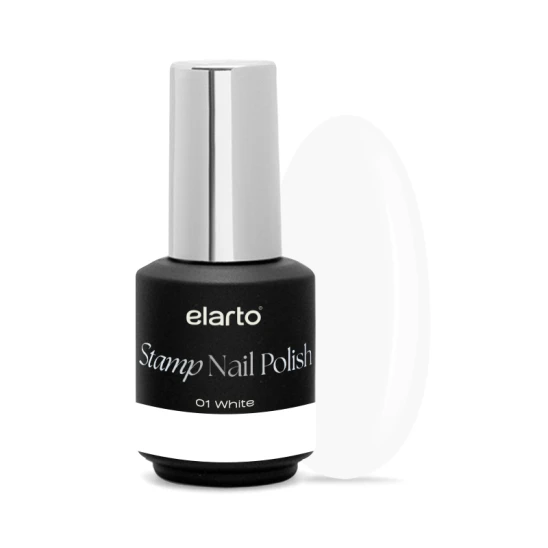 Lakier do stempli Stamp Nail Polish 01 White (biały) 7ml