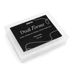 Formy górne Dual Forms Classic Clear do przedłużania paznokci 120szt