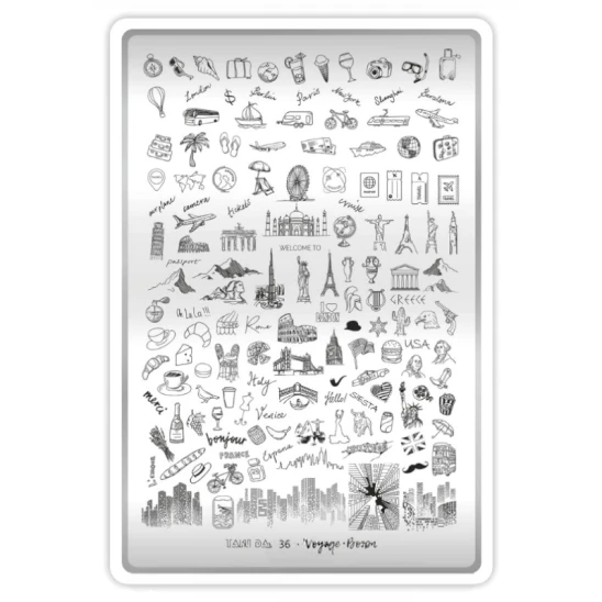 Płytka do stempli Taki Da Voyage 36