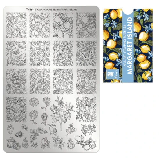 Płytka do stempli Moyra Margaret Island 153
