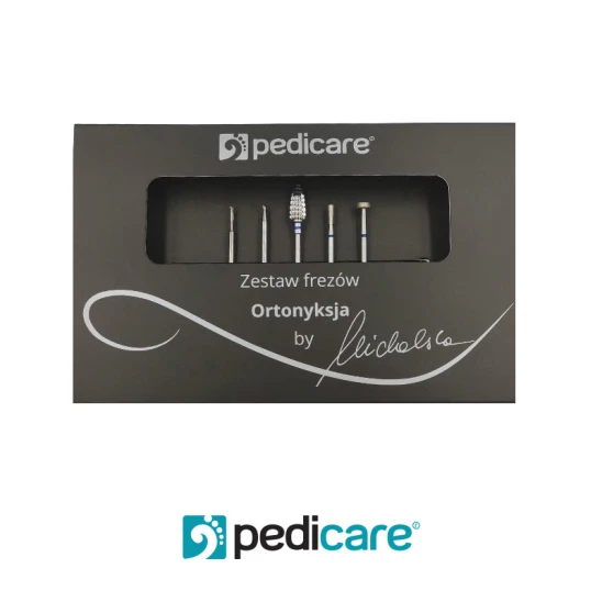 Zestaw 5 frezów PediCare Ortonyksja by Monika Michalska