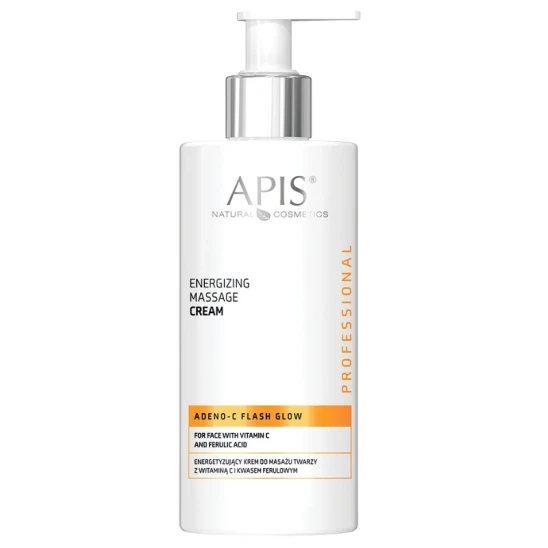 Krem do masażu twarzy z witaminą C i kwasem ferulowym Adeno-C Flash Glow 300ml