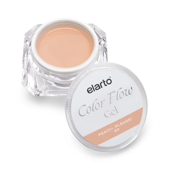 Żel budujący różowy Color Flow Gel Peach, Please 5g