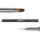 Pędzel dwustronny z metalową rączką Gel Brush Oval & Extreme Liner 10mm