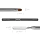 Pędzel dwustronny z metalową rączką Gel Brush Oval Mini nr 2 & Acrylic Gel Tool