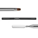 Pędzel dwustronny z metalową rączką Gel Brush Oval Mini nr 2 & Acrylic Gel Tool