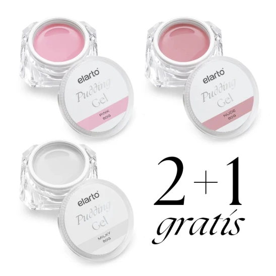 Kup dwa żele budujące 50g z serii Pudding Gel, a trzeci otrzymasz gratis!
