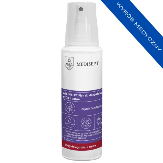 Płyn do dezynfekcji stóp i butów 250ml