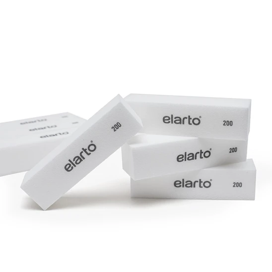 Blok polerski do paznokci 200 biały buffer 10szt