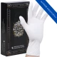Rękawiczki nitrylowe bezpudrowe Beaute Luxe White (S) 50szt
