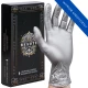 Rękawiczki nitrylowe bezpudrowe Beaute Luxe Silver (S) 50szt