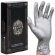 Rękawiczki nitrylowe bezpudrowe Beaute Luxe Silver (M) 50szt
