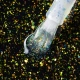 Top hybrydowy Elastic Dry Top Party Gold Flakes 7ml
