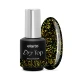 Top hybrydowy Elastic Dry Top Party Gold Flakes 7ml