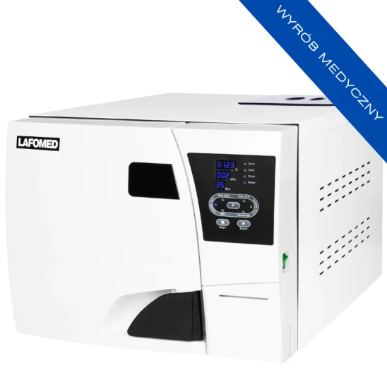 Autoklaw klasy B Lafomed Standard Line LFSS18AA LED z drukarką 18 litrów biały