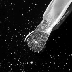 Top hybrydowy z efektem kamienia Elastic Dry Top KROP Top White Shiny 7ml