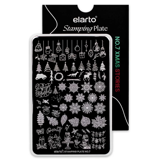 Blaszka do stempli Stamping Plate No. 7 Xmas Stories