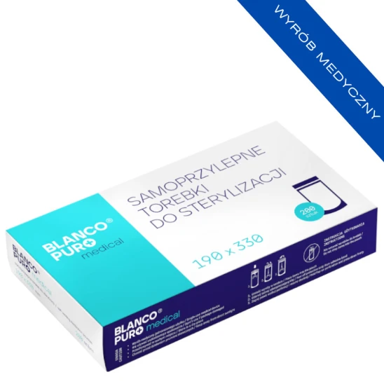 Torebki samoprzylepne do sterylizacji parą wodną 19x33cm 200szt