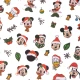 Naklejki do zdobienia paznokci Merry Mickey Nail Art Stickers