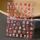 Naklejki do zdobienia paznokci Christmas Cookies Nail Art Stickers