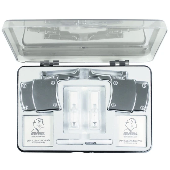 Zestaw do przekłuwania uszu System 75 z 2 aparatami i akcesoriami