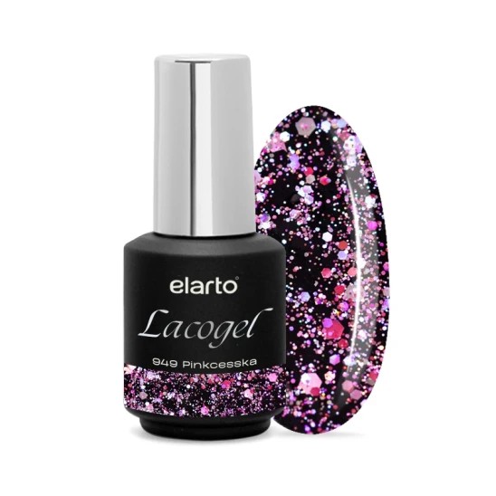Lakier hybrydowy Lacogel Pinkcesska nr 949 7ml