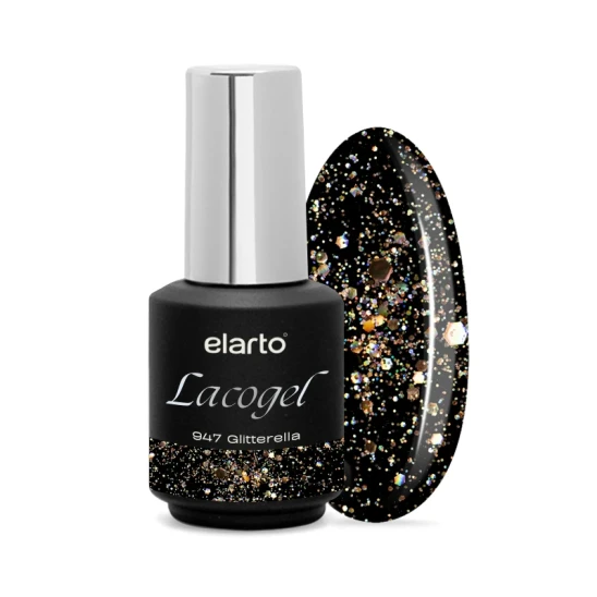 Lakier hybrydowy Lacogel Gliterella nr 947 7ml