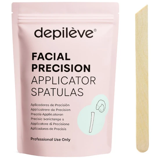 Szpatułki drewniane Precision Applicators do twarzy 100szt