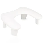 Podpórka pod dłoń do manicure w kształcie litery U (biała)