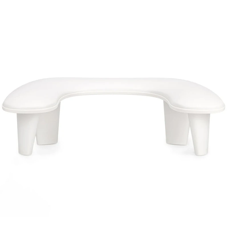 Podpórka pod dłoń do manicure w kształcie litery U (biała)