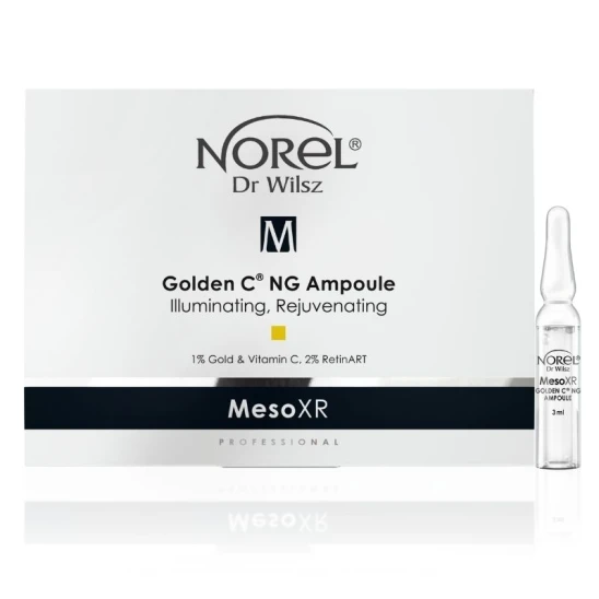 Ampułki rozświetlające i odmładzające Golden C NG MesoXR 5x3ml