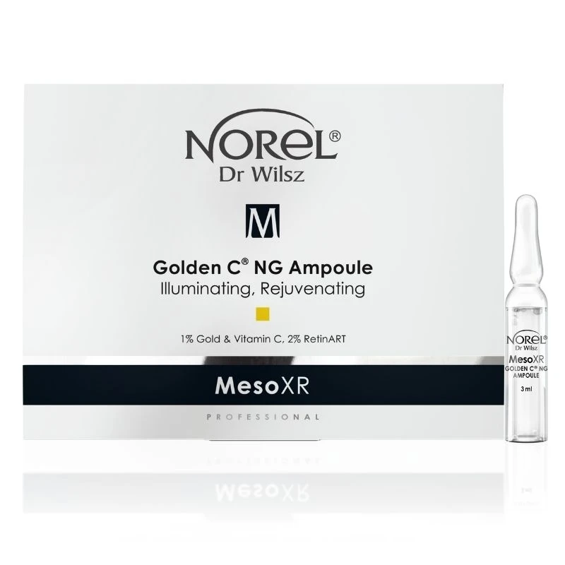 Ampułki rozświetlające i odmładzające Golden C NG MesoXR 5x3ml