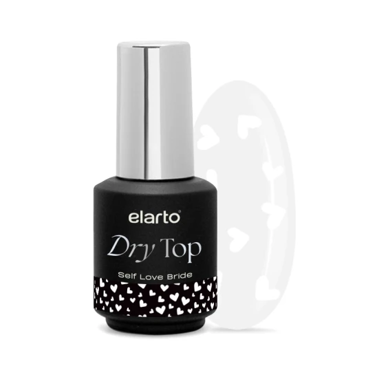 Top hybrydowy z białymi serduszkami Elastic Dry Top Self Love Bride Edition 7ml