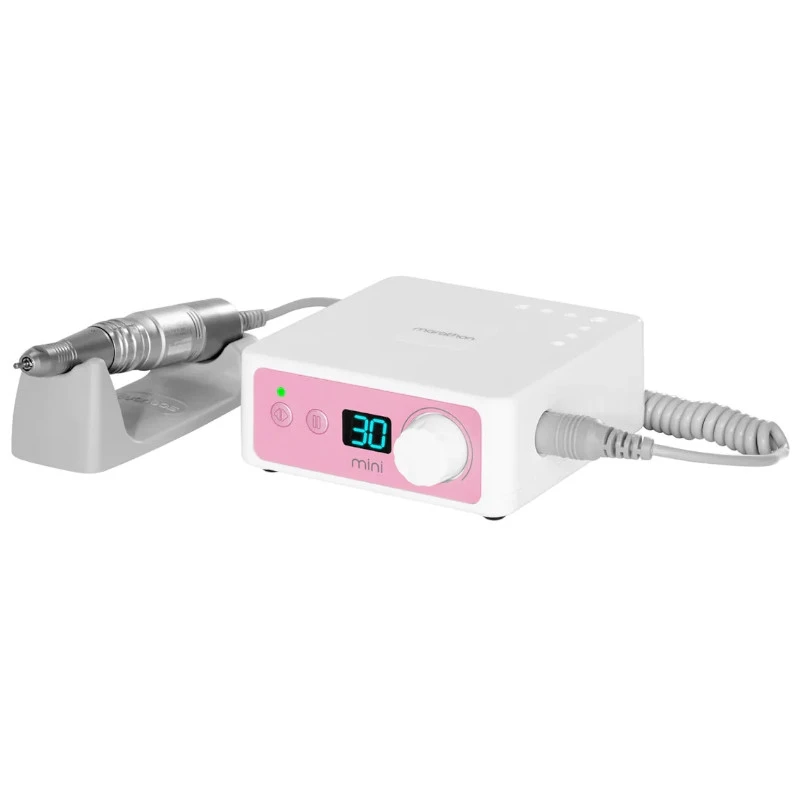 Frezarka Marathon K35 Mini z głowicą H200 do manicure i pedicure (różowa)