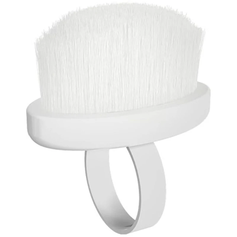 Szczoteczka na palec do usuwania pyłu Expert 03 okrągła biała 10szt