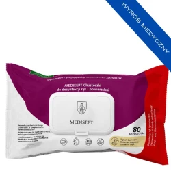 Chusteczki alkoholowe do dezynfekcji rąk i powierzchni 80szt