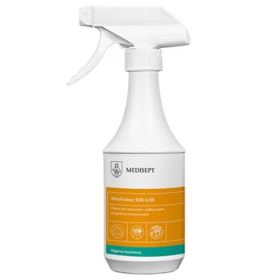 Pianka Mediclean 530 Grill do czyszczenia, odtłuszczania przypalonych powierzchni 500ml