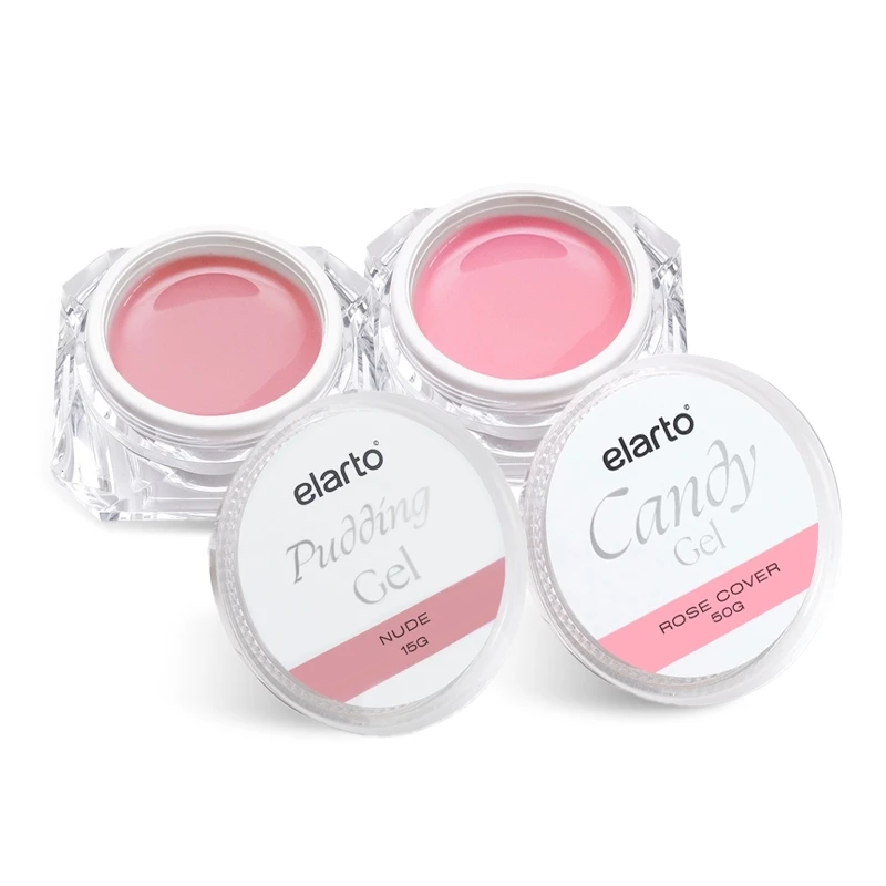 Żel budujący Candy Gel Rose Cover 50g + żel Pudding Gel 15g za 19zł
