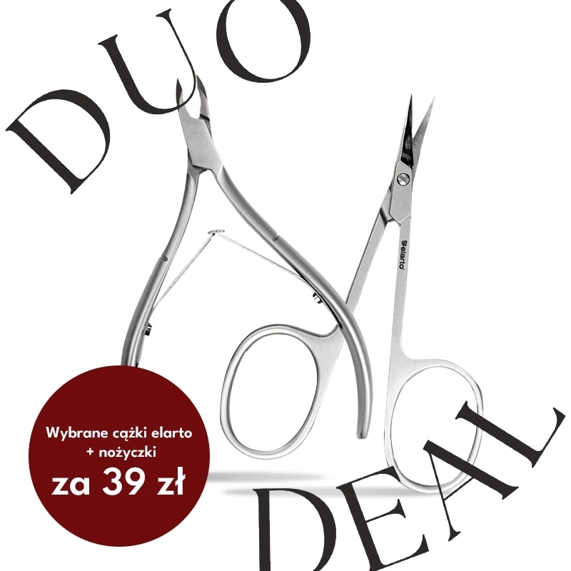 Cążki do wycinania skórek elarto + nożyczki do wycinania skórek elarto za 39zł