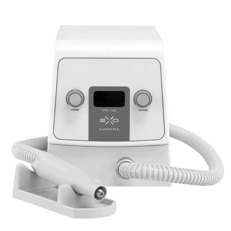 Frezarka podologiczna Exo Classic File New Edition z pochłaniaczem (biała)