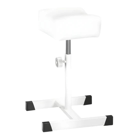 Podnóżek do pedicure stojak bez kółek Bell (biały)