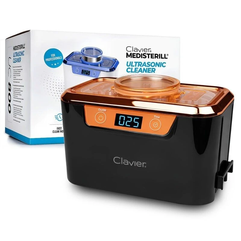 Myjka ultradźwiękowa UC 800 Medisterill 800ml (czarno-pomarańczowa)