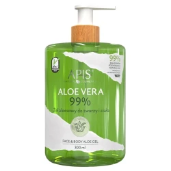 Żel aloesowy 99% Natural Aloe Vera do twarzy i ciała 300ml