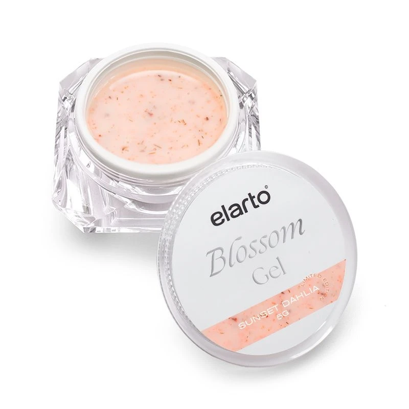 Żel budujący brzoskwiniowy z kwiatuszkami Blossom Gel Sunset Dahlia 30g