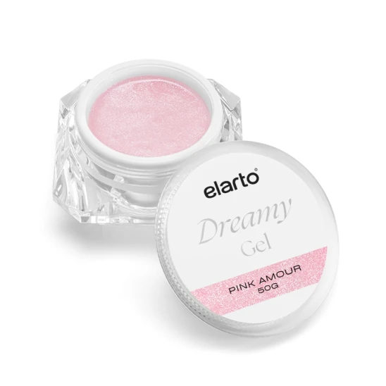 Żel budujący różowy z drobiną Dreamy Gel Pink Amour 50g