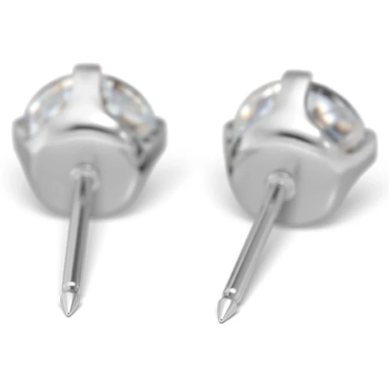 Kolczyk do przekłuwania uszu 7552-0100 Cubic Zirconia 6mm szlif brylantowy